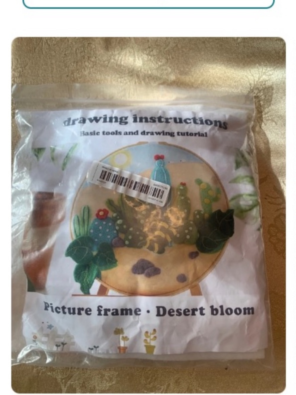 Desert Bloom Picture Frame Wall Art Kit